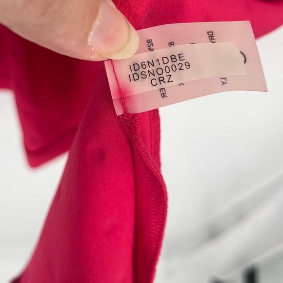 Ivanka Trump Dress Sz 16 Hot Pink Studded Box Pleats Officewear Elegant Modern - Picture 13 of 13